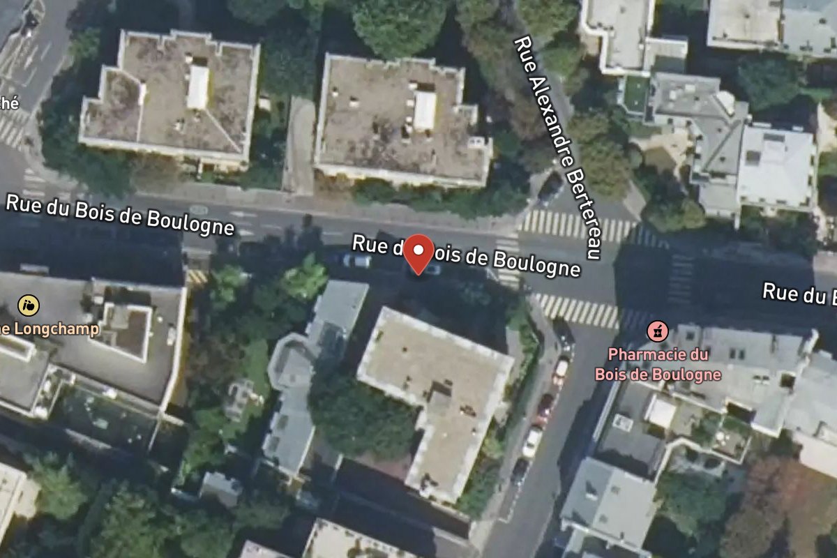 Vue satellite — 29 Rue du Bois de Boulogne