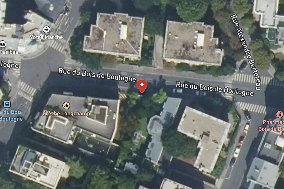 Vue satellite — 31 Rue du Bois de Boulogne