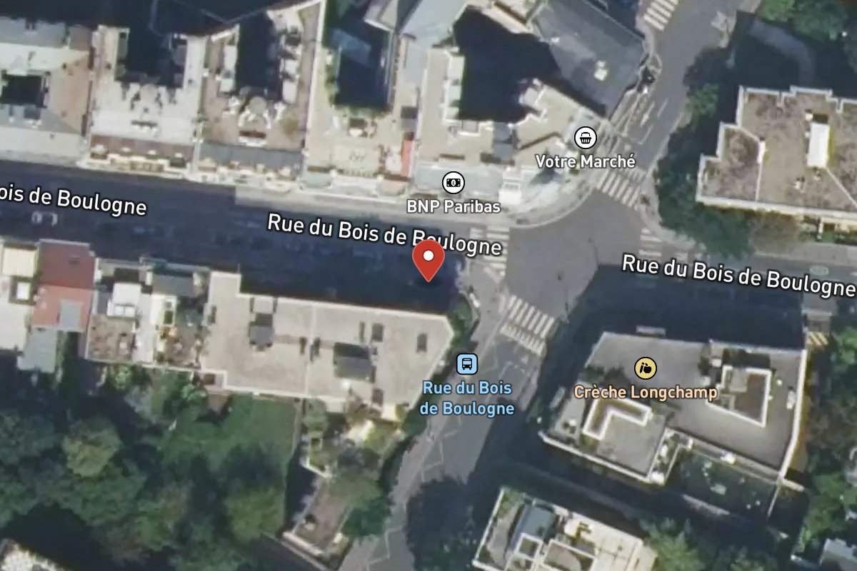 Vue satellite — 37 Rue du Bois de Boulogne