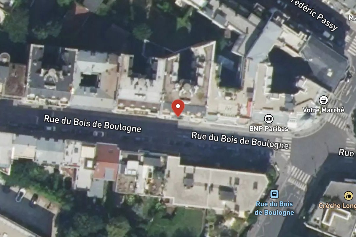 Vue satellite — 38 Rue du Bois de Boulogne