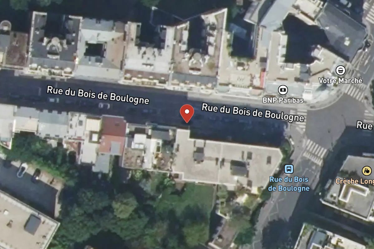 Vue satellite — 39 Rue du Bois de Boulogne