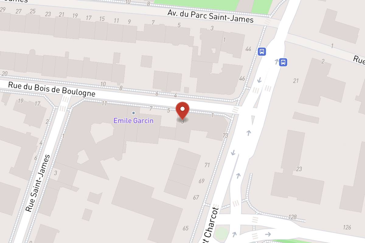 Plan de situation — 3 Rue du Bois de Boulogne