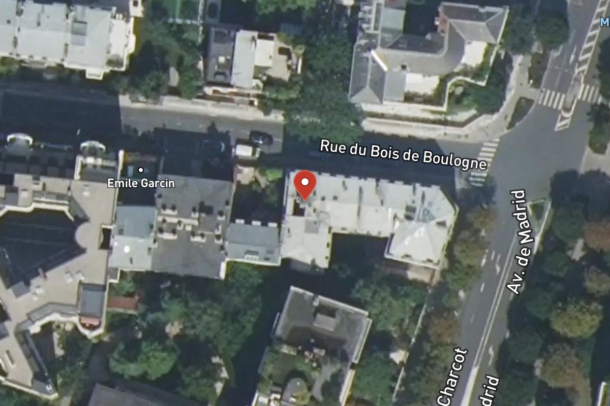 Vue satellite — 3 Rue du Bois de Boulogne