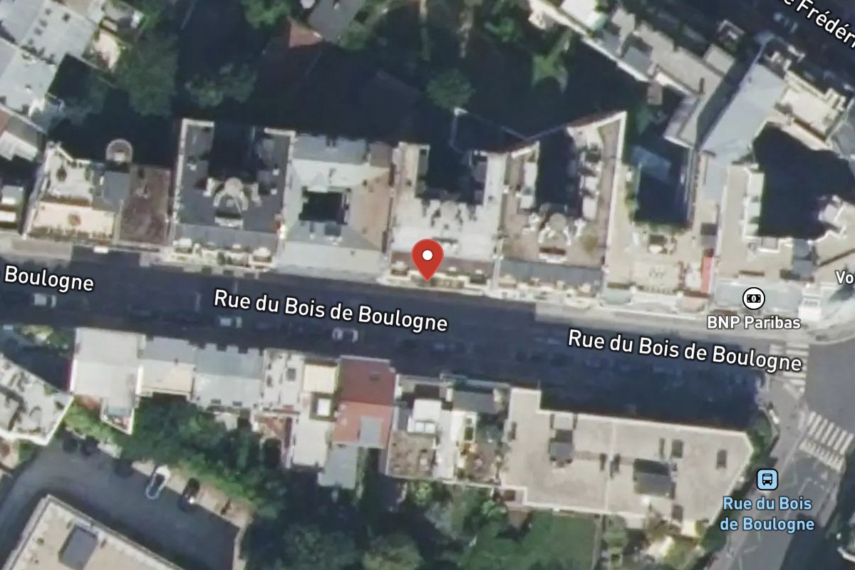 Vue satellite — 40 Rue du Bois de Boulogne