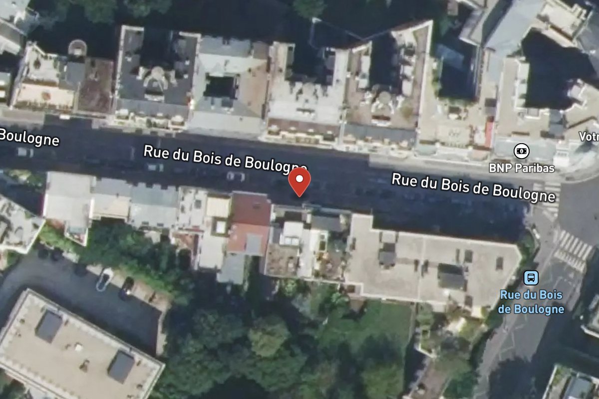 Vue satellite — 41 Rue du Bois de Boulogne