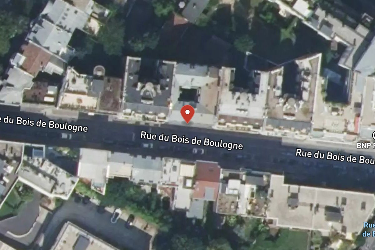 Vue satellite — 42 Rue du Bois de Boulogne
