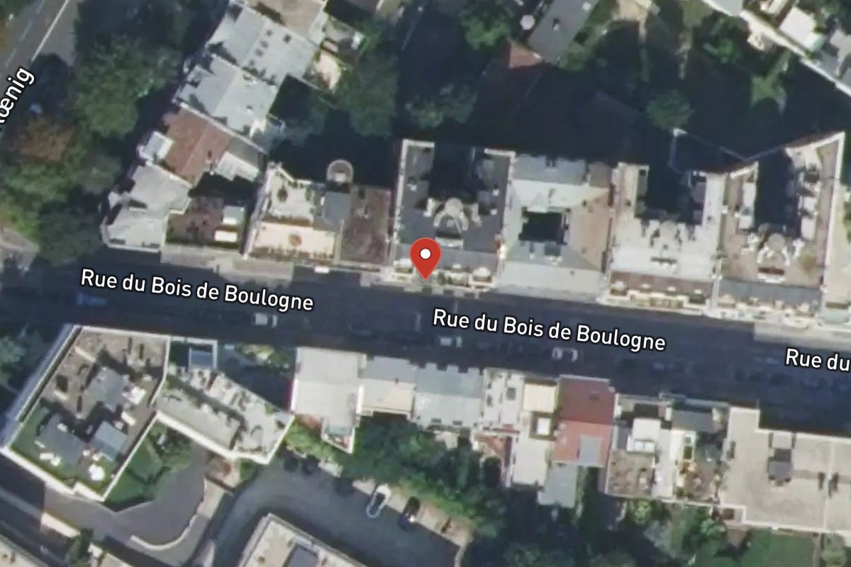 Vue satellite — 44 Rue du Bois de Boulogne
