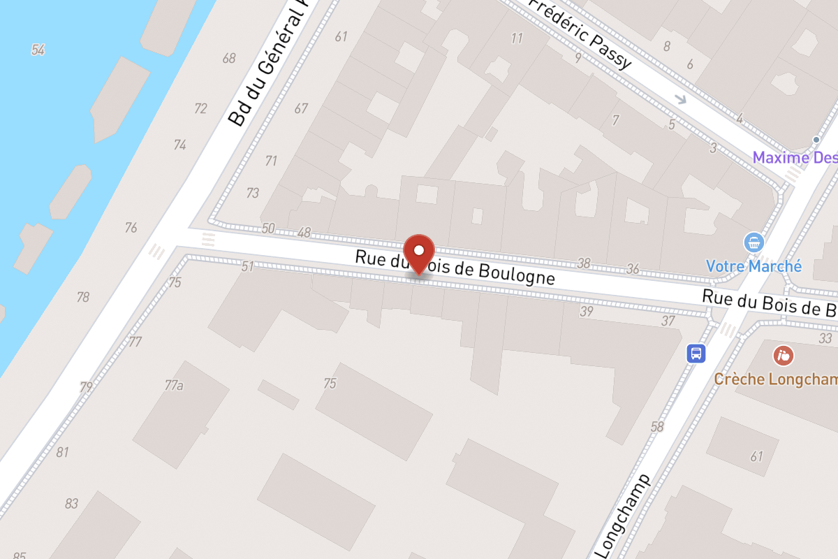 Plan de situation — 45BIS Rue du Bois de Boulogne