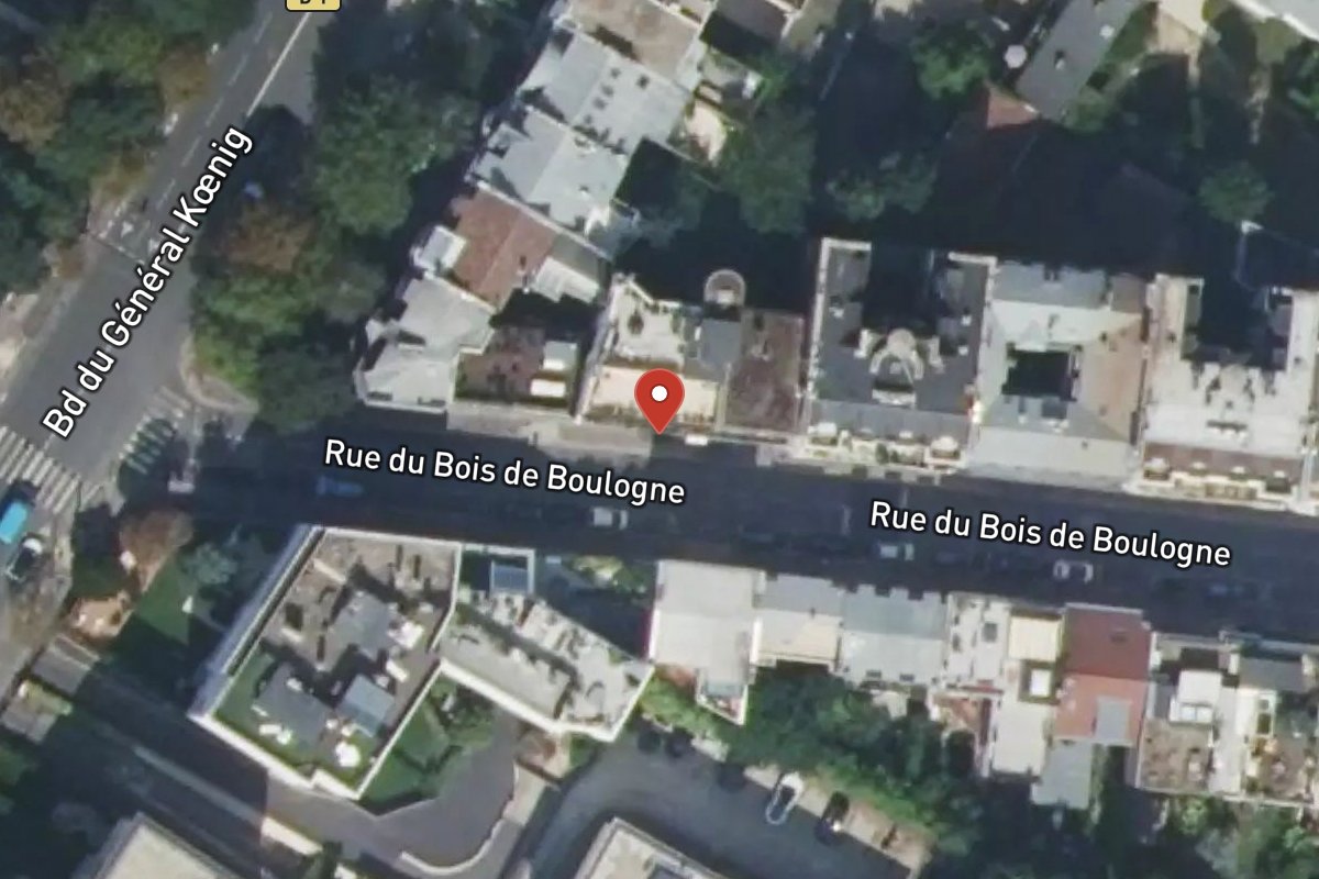Vue satellite — 46 Rue du Bois de Boulogne