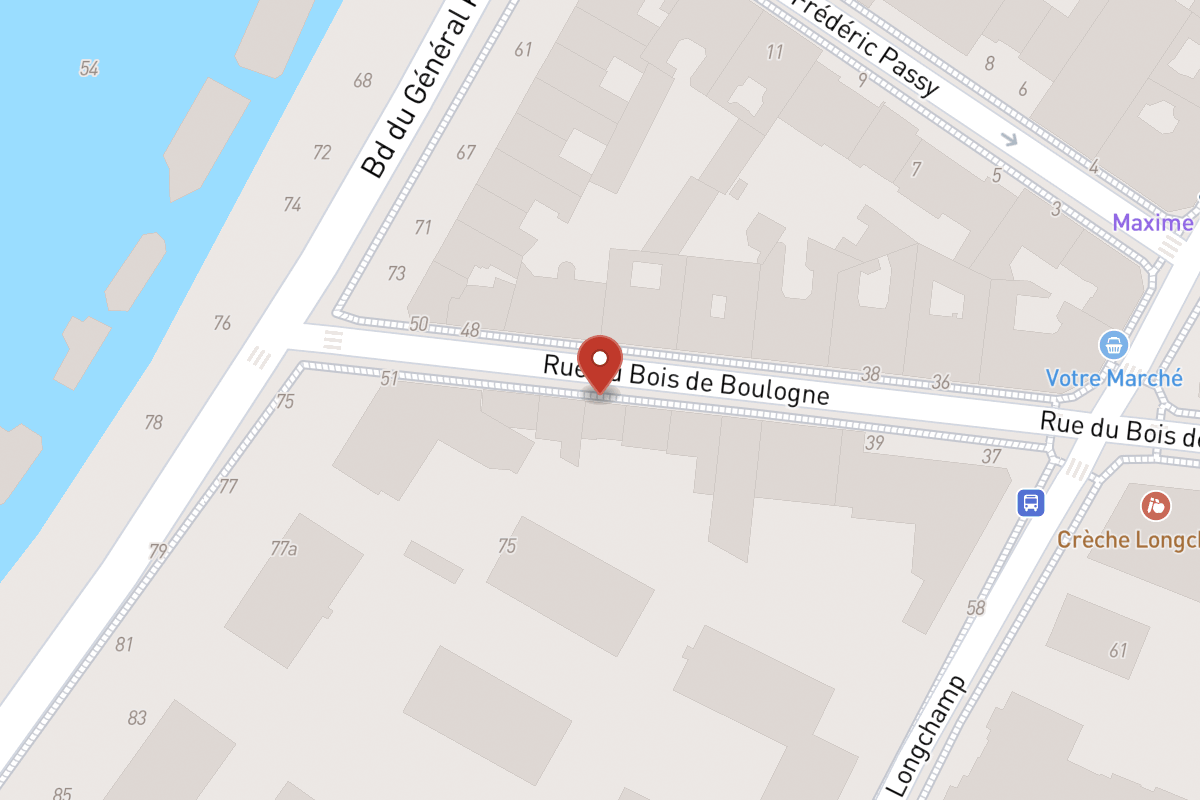 Plan de situation — 47BIS Rue du Bois de Boulogne
