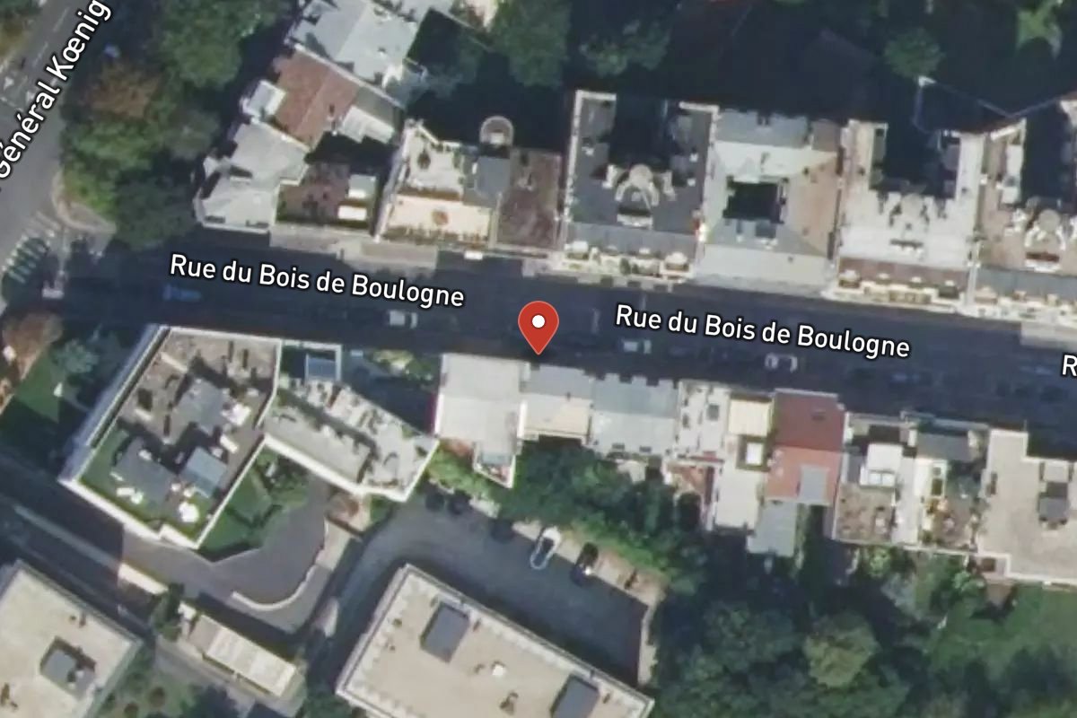 Vue satellite — 47BIS Rue du Bois de Boulogne