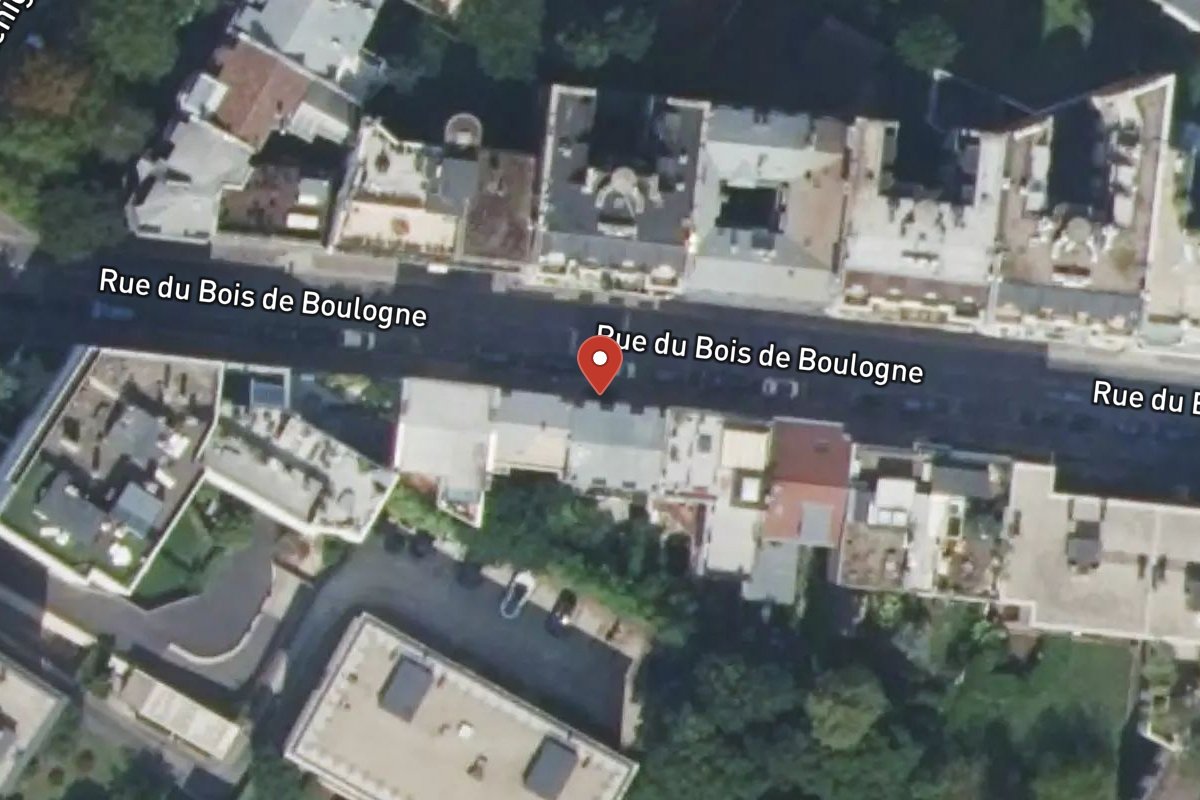 Vue satellite — 47 Rue du Bois de Boulogne