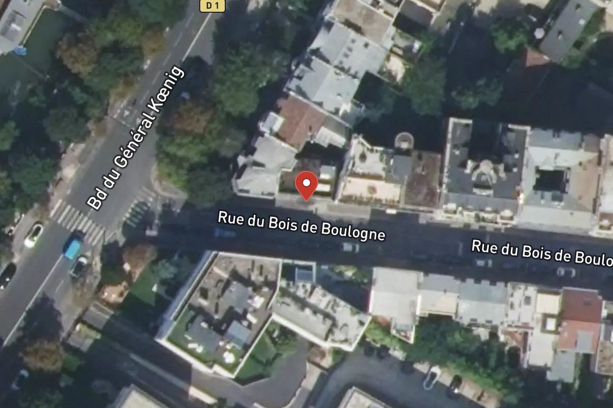 Vue satellite — 48 Rue du Bois de Boulogne