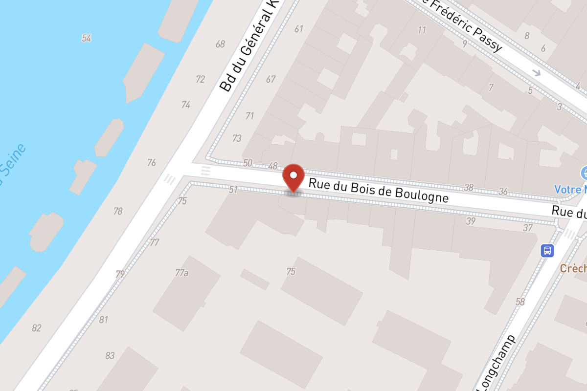 Plan de situation — 49BIS Rue du Bois de Boulogne