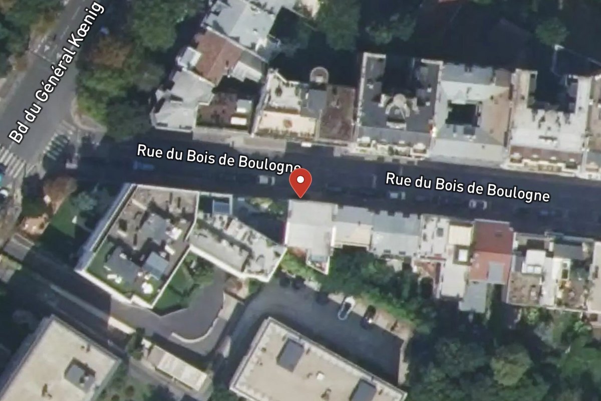 Vue satellite — 49 Rue du Bois de Boulogne