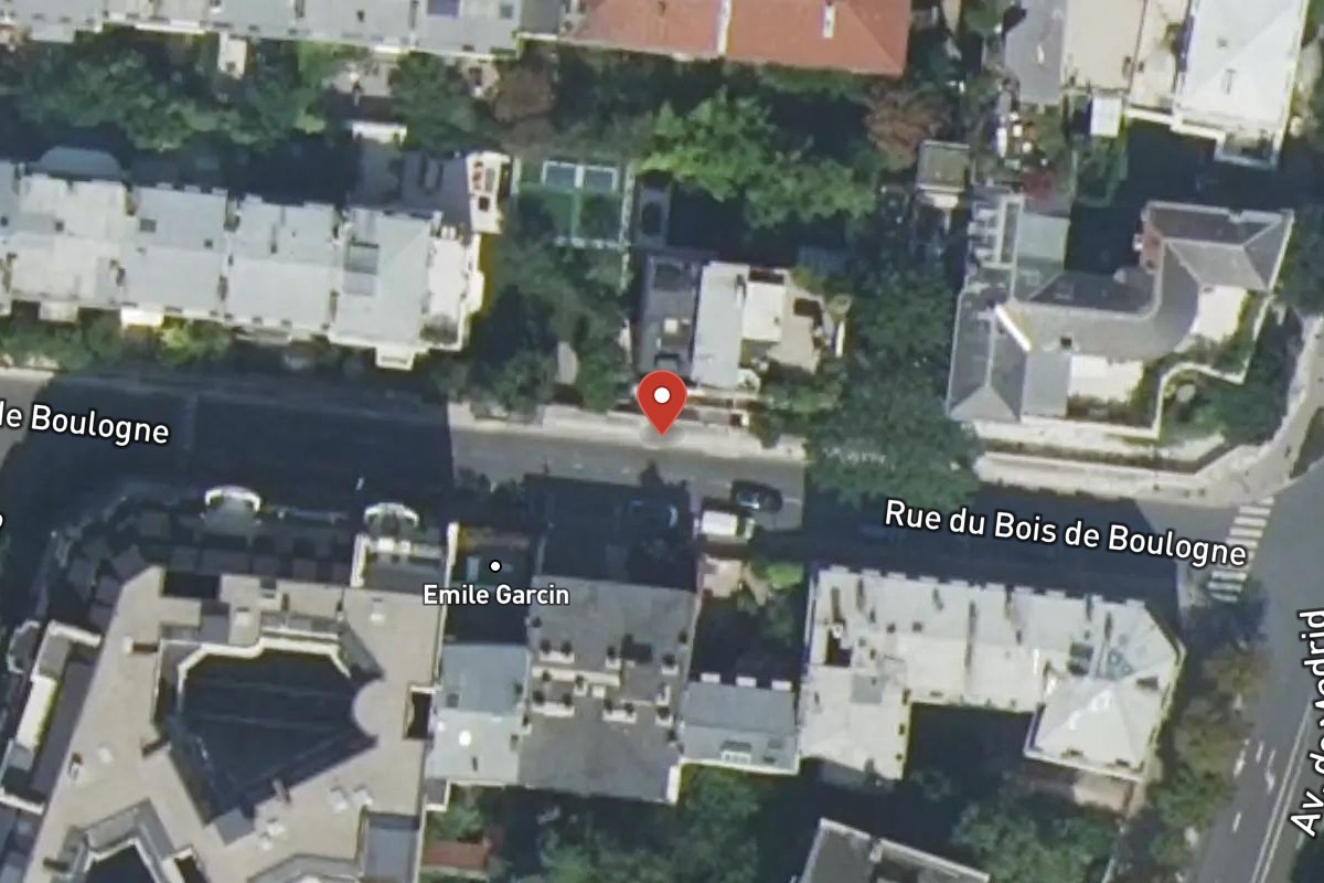 Vue satellite — 6 Rue du Bois de Boulogne