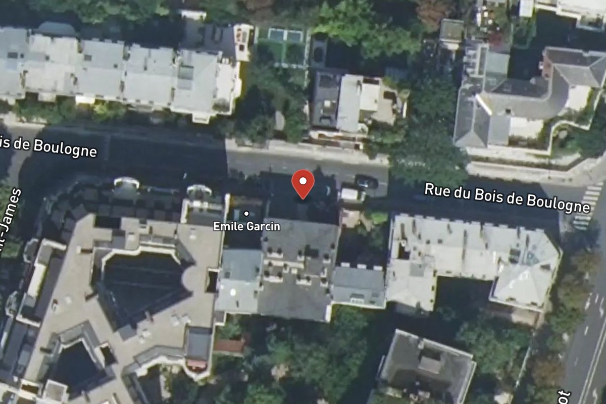 Vue satellite — 7 Rue du Bois de Boulogne
