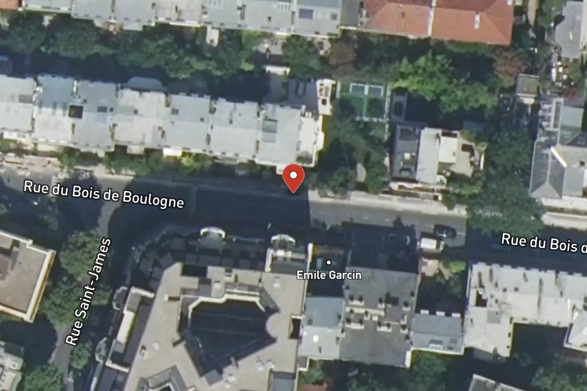 Vue satellite — 8 Rue du Bois de Boulogne