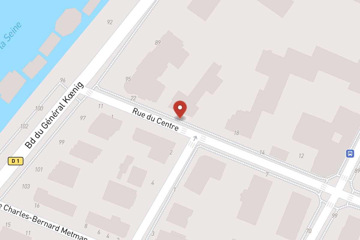 Plan de situation — 20 Rue du Centre