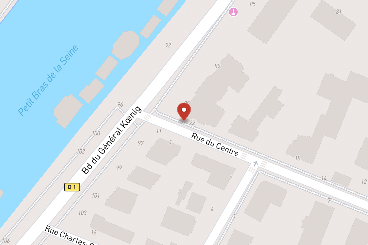 Plan de situation — 22 Rue du Centre