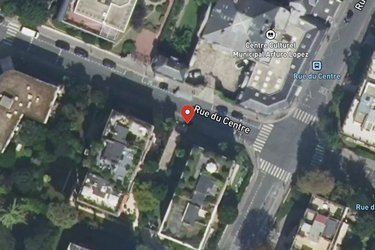 Vue satellite — 7 Rue du Centre