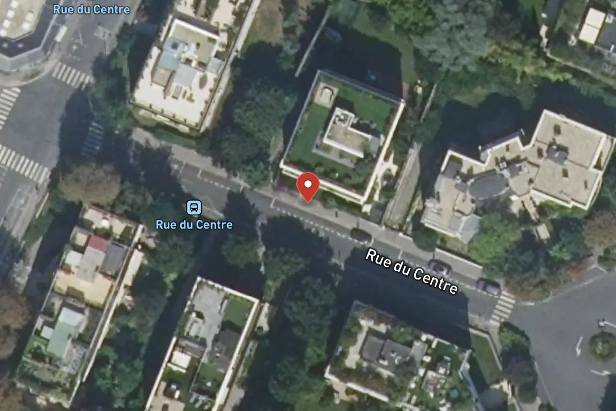 Vue satellite — 8 Rue du Centre