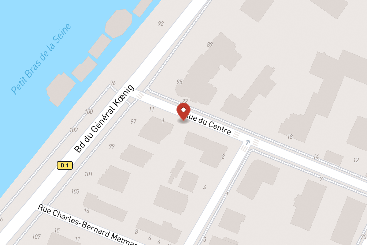 Plan de situation — 9 Rue du Centre