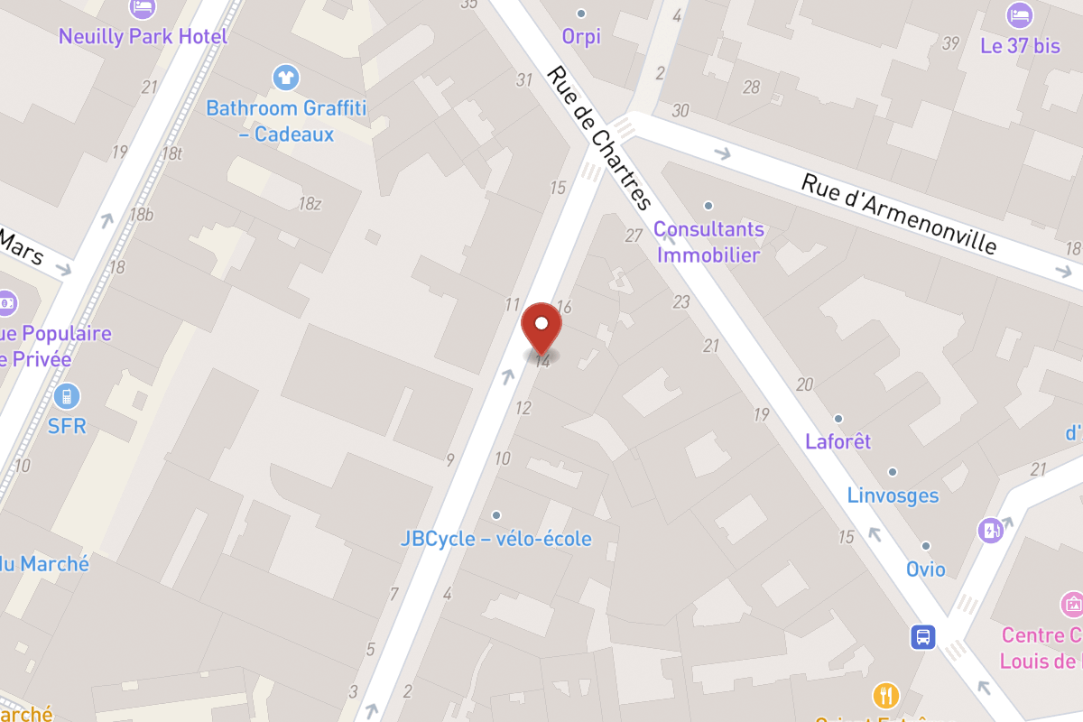 Plan de situation — 14 Rue du Commandant Pilot