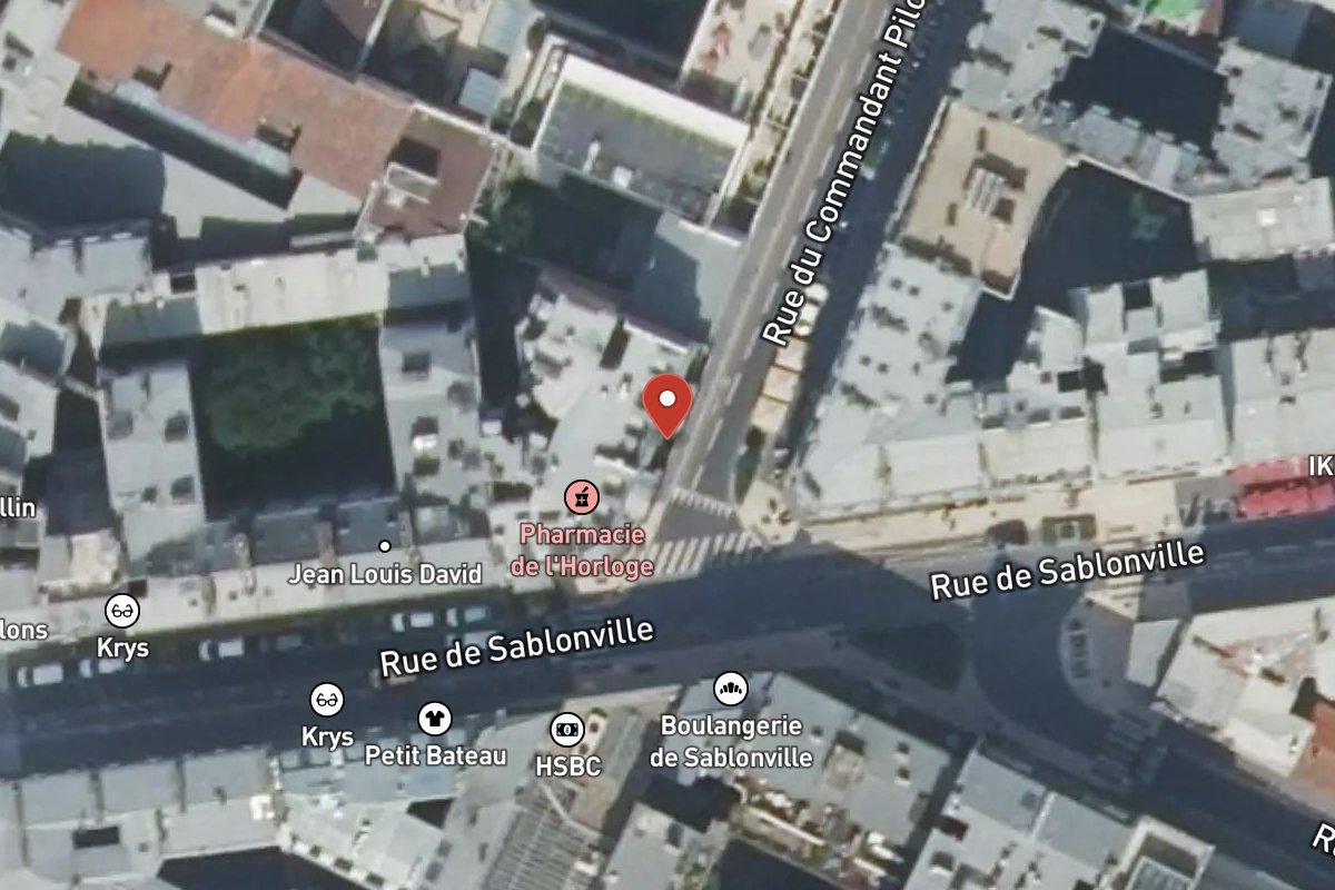 Vue satellite — 1 Rue du Commandant Pilot
