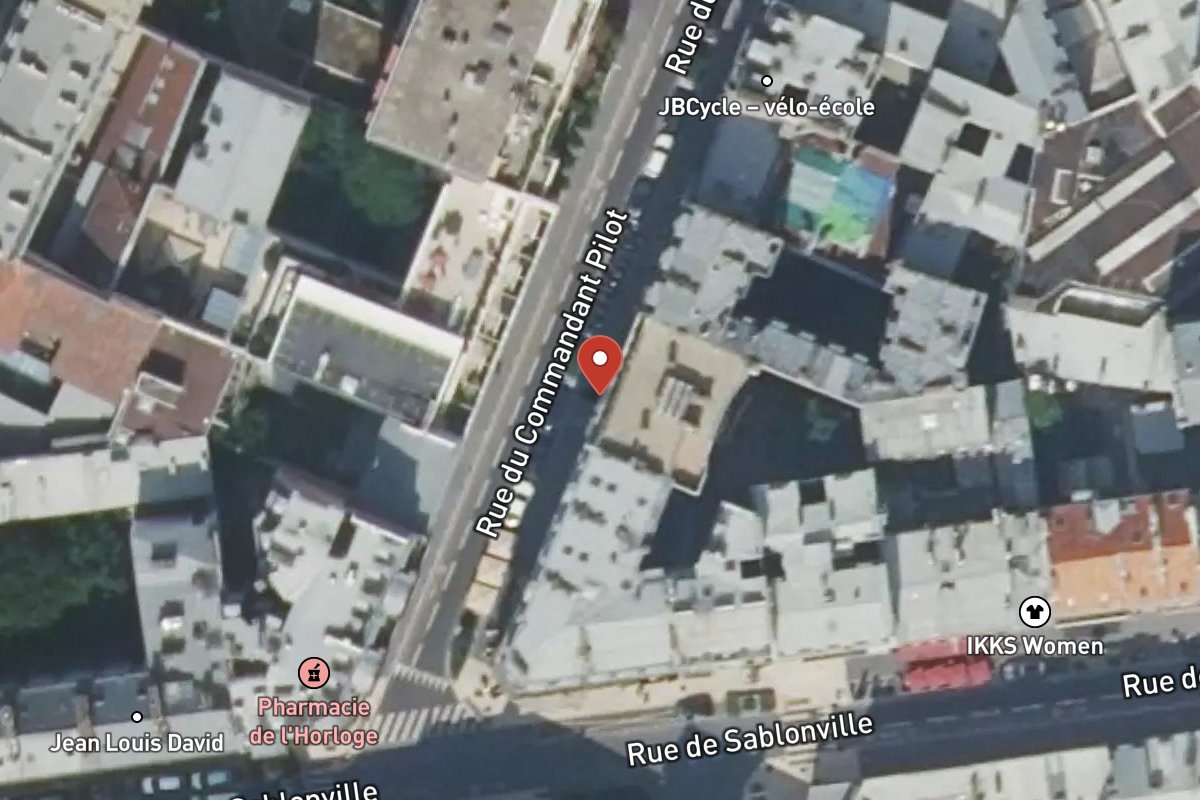 Vue satellite — 2BIS Rue du Commandant Pilot