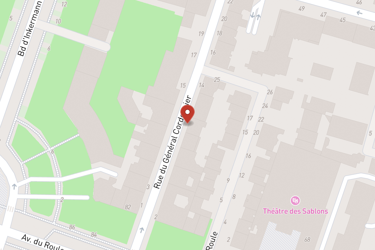 Plan de situation — 10 Rue du General Cordonnier