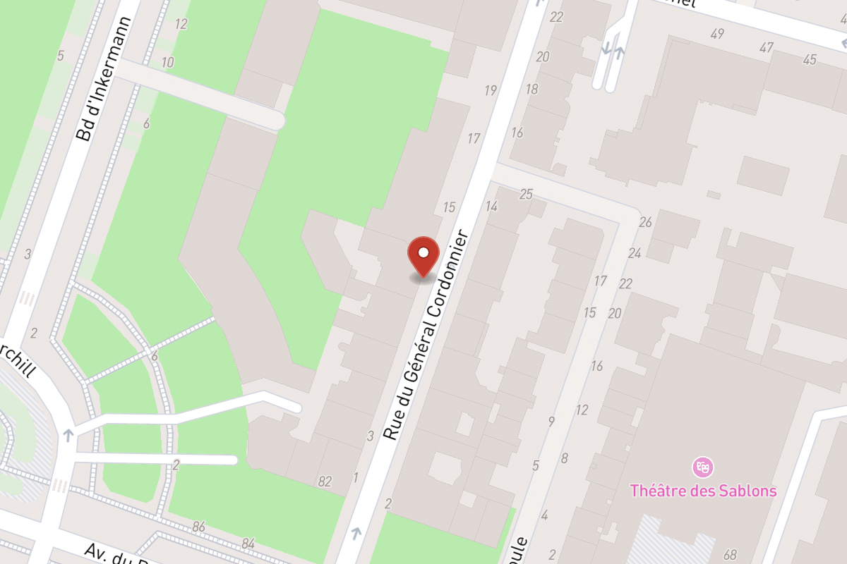 Plan de situation — 11 Rue du General Cordonnier