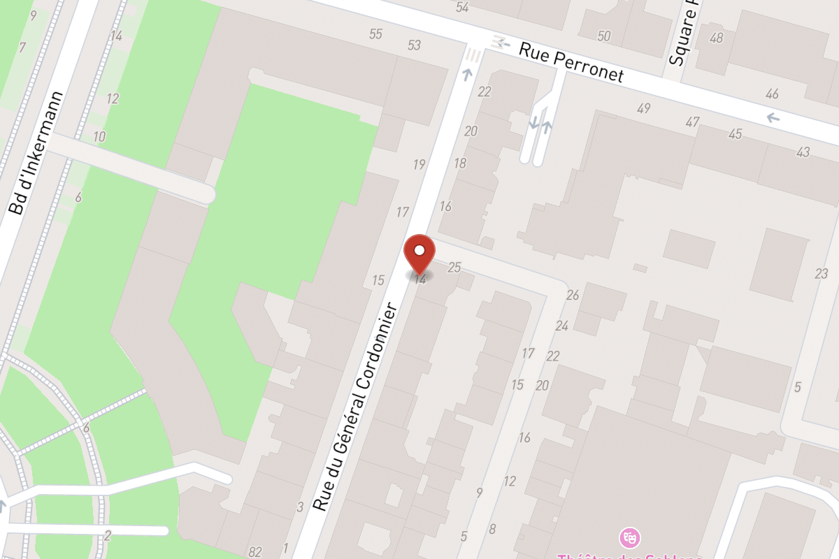 Plan de situation — 14 Rue du General Cordonnier