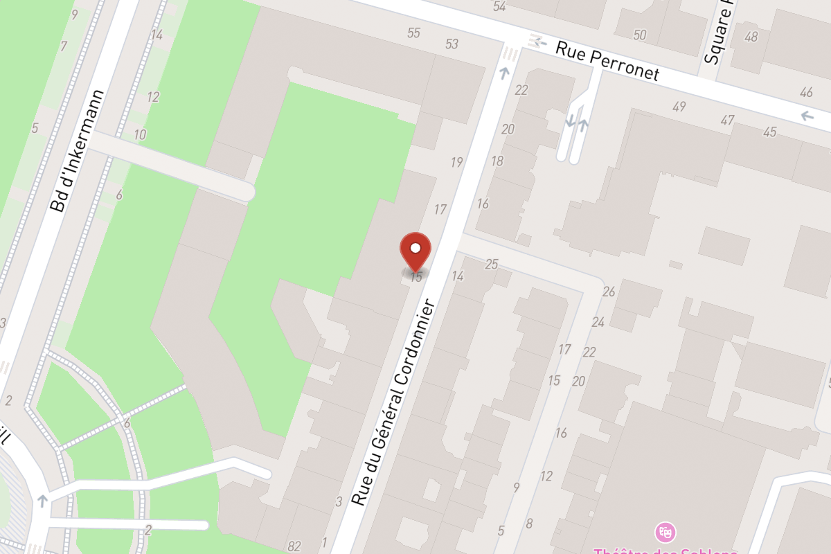 Plan de situation — 15 Rue du General Cordonnier