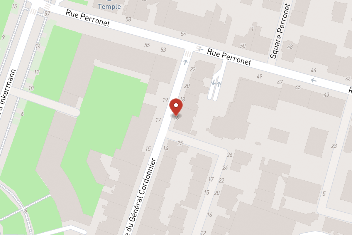 Plan de situation — 16 Rue du General Cordonnier
