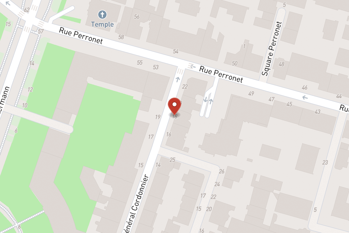 Plan de situation — 18 Rue du General Cordonnier