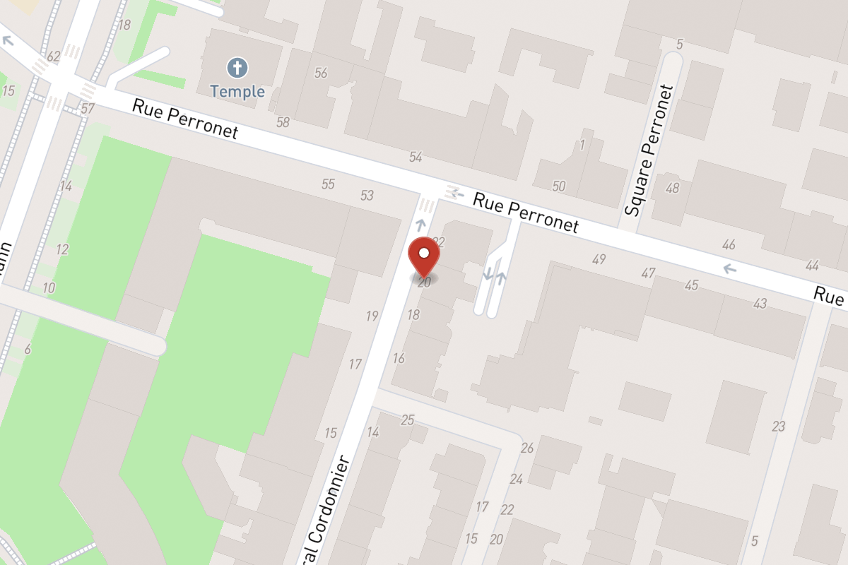 Plan de situation — 20 Rue du General Cordonnier