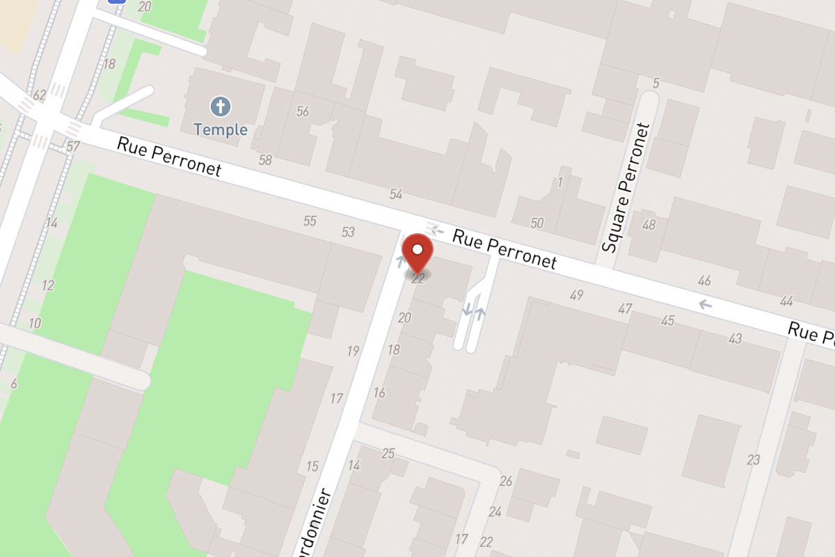 Plan de situation — 22 Rue du General Cordonnier