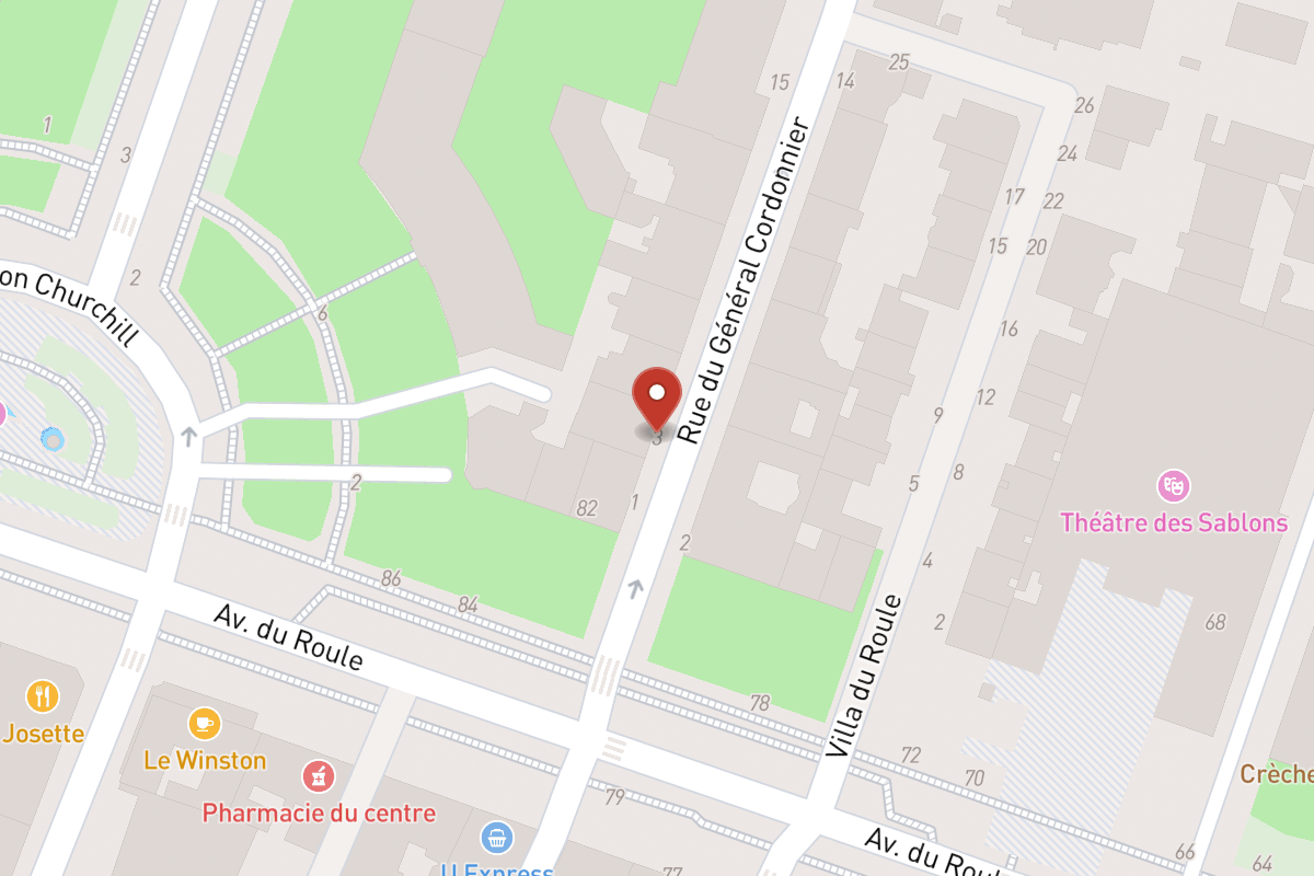 Plan de situation — 3 Rue du General Cordonnier