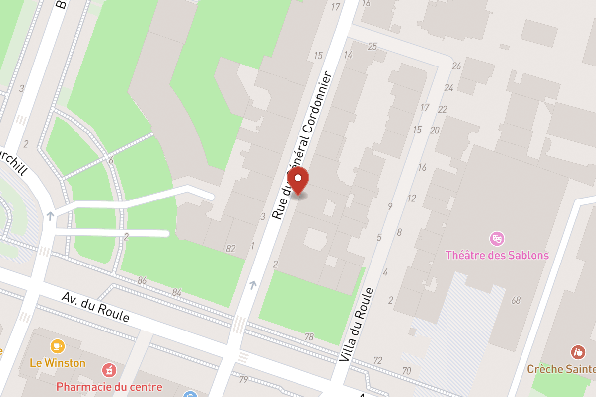 Plan de situation — 4 Rue du General Cordonnier