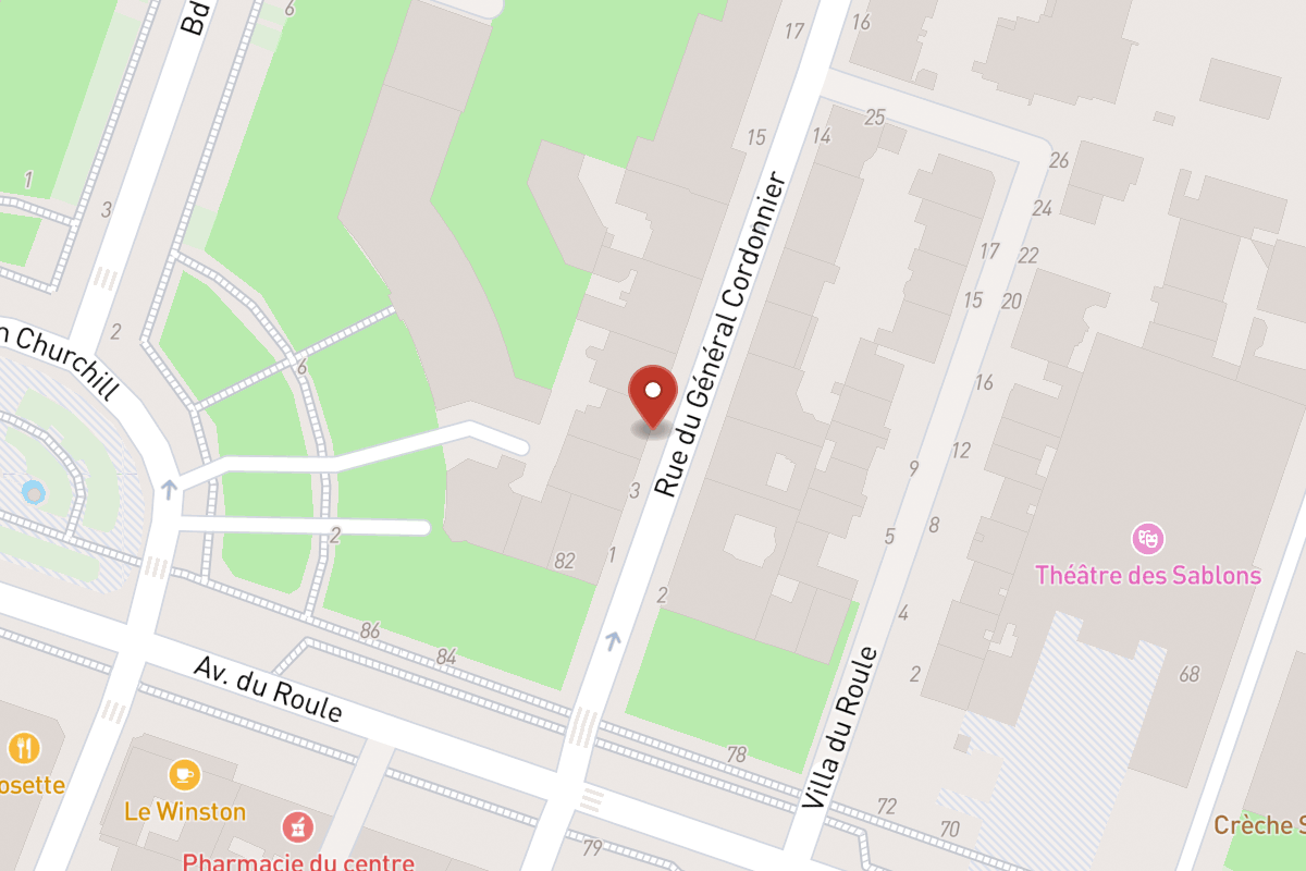 Plan de situation — 5 Rue du General Cordonnier