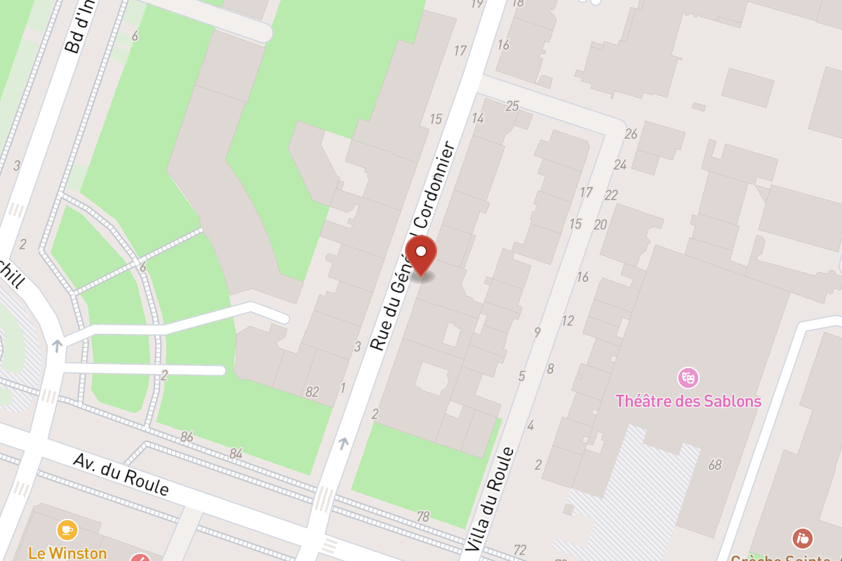 Plan de situation — 6 Rue du General Cordonnier