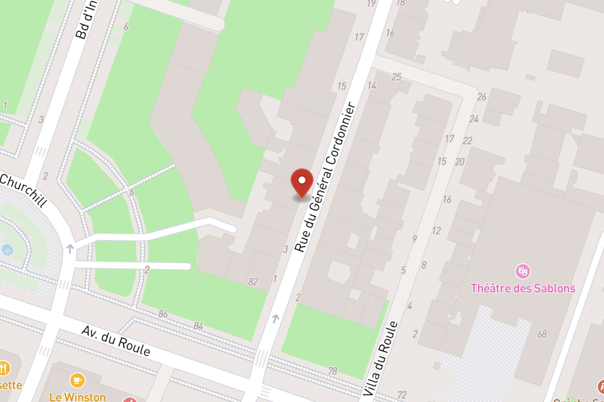 Plan de situation — 7 Rue du General Cordonnier