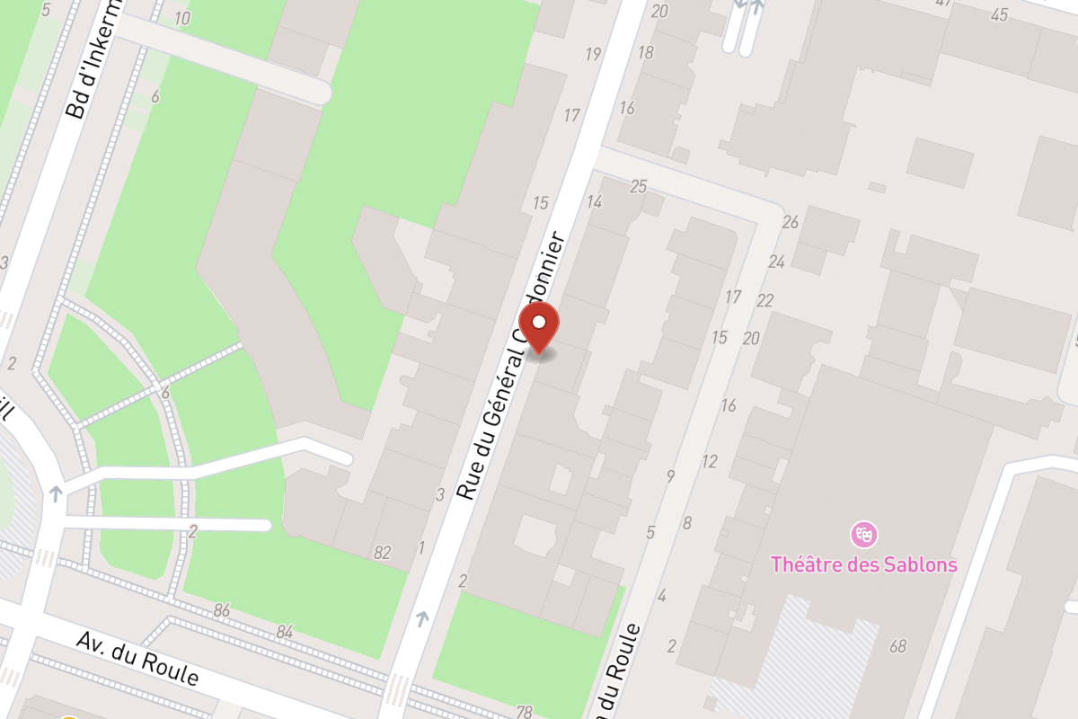Plan de situation — 8 Rue du General Cordonnier