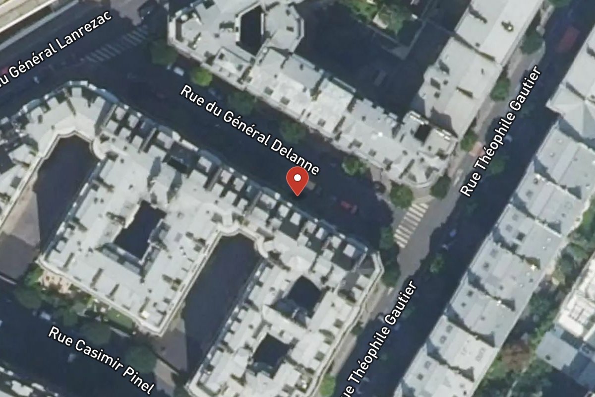 Vue satellite — 1BIS Rue du Général Delanne