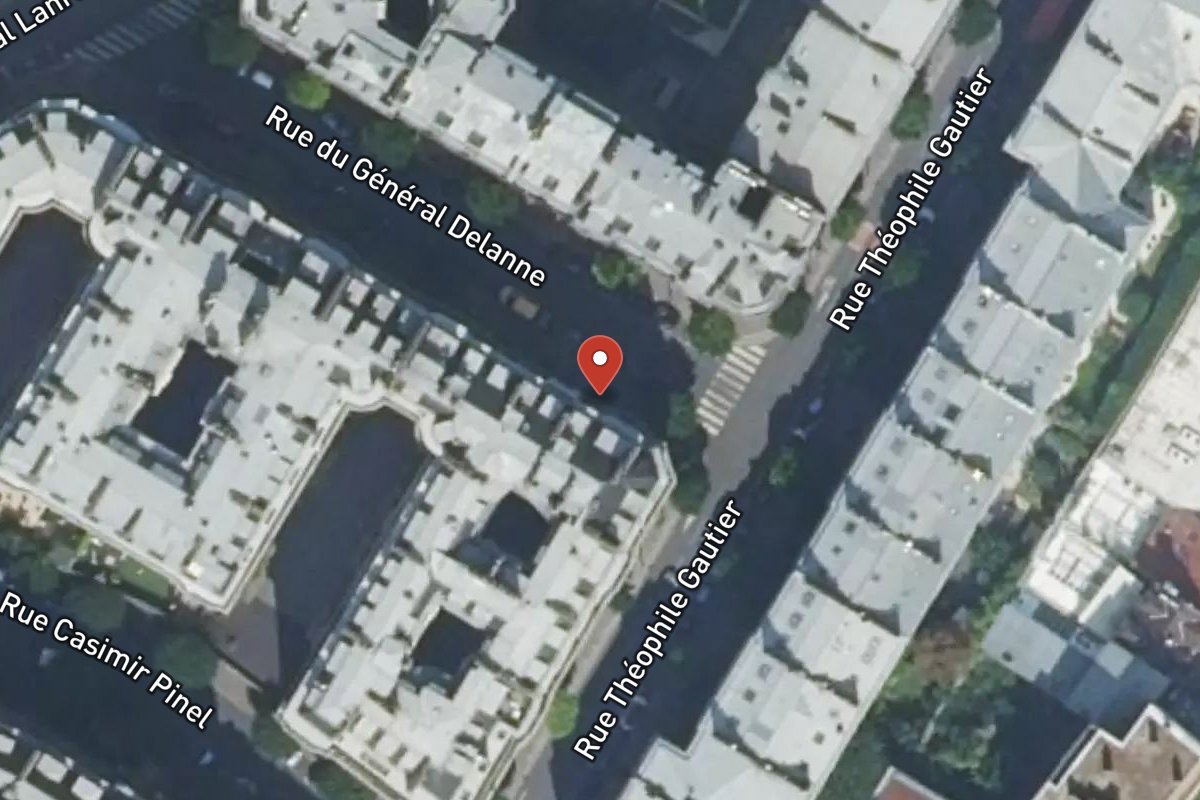 Vue satellite — 1 Rue du Général Delanne