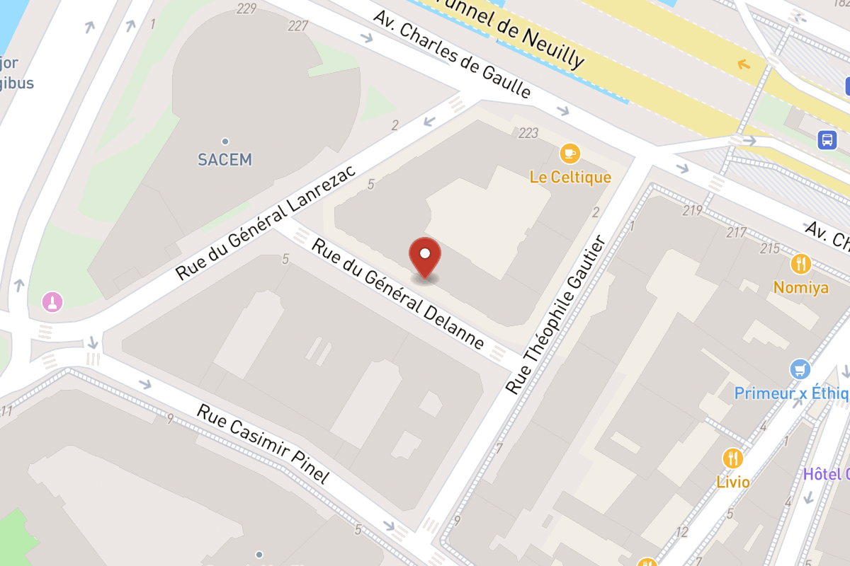 Plan de situation — 2 Rue du Général Delanne