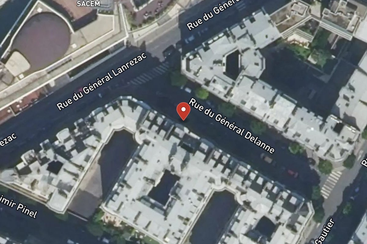 Vue satellite — 3BIS Rue du Général Delanne