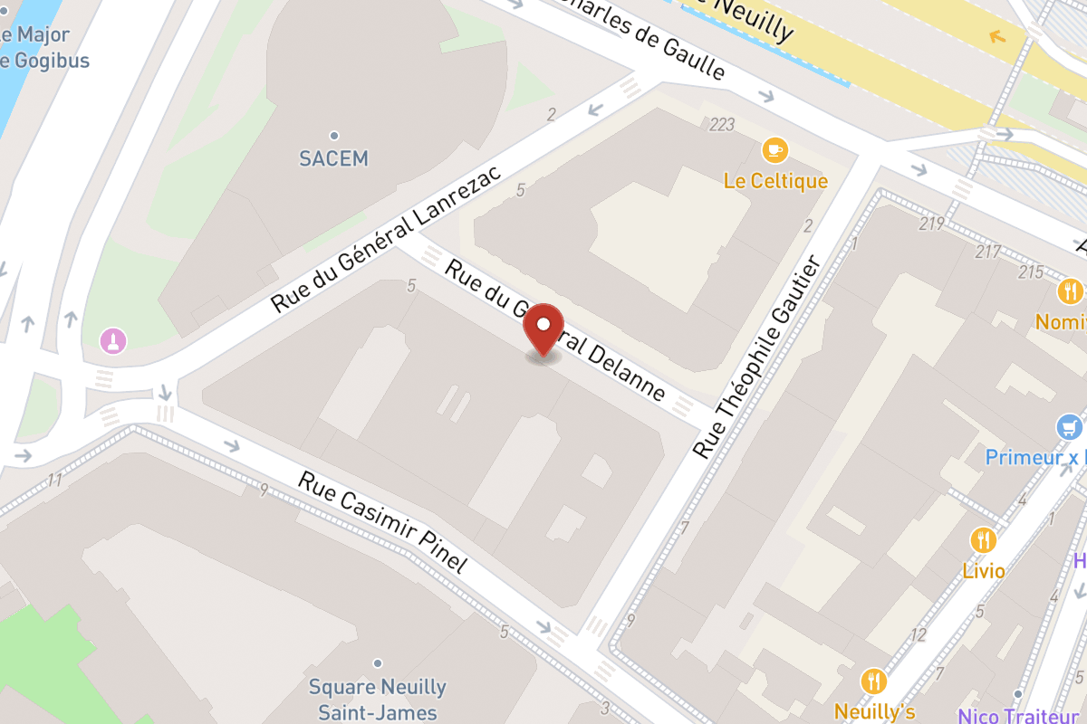 Plan de situation — 3 Rue du Général Delanne