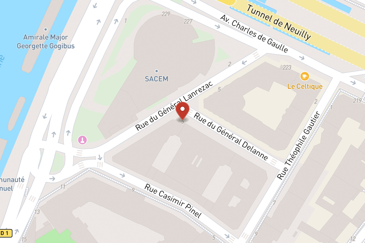 Plan de situation — 5 Rue du Général Delanne